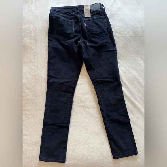 Levi's Corduroy Black Straight Leg Jeans Classic Style - Picture 7 of 7